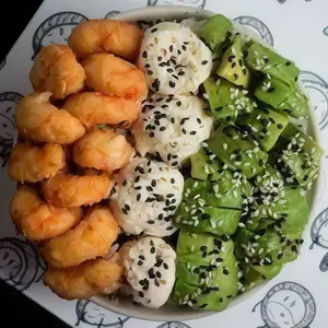 Shrimps Sushi Salad