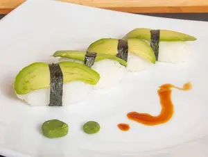 Nigiris vegetarianos