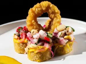 Ceviche a la Huancaina (4 unidades)