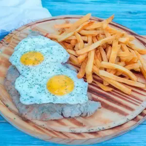 Milanesa A Caballo Induvidual