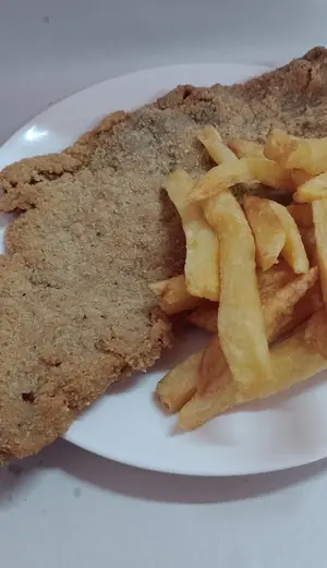 Milanesa simple para compartir