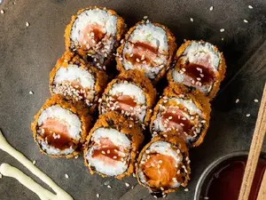 Hot salmon - 10 piezas
