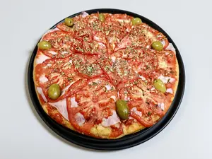Pizza napolitana con jamón
