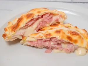 Tarta jamón y queso