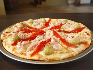 Jamón y morrones, 4 porciones
