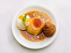 Flan mixto