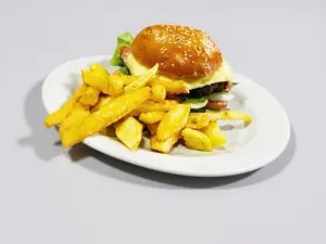 Hamburguesa lenteja capresse