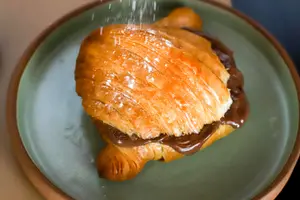Croissant con Nutella