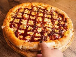Pizza posho barbacoa 8 porcion