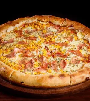 Pizza primaveral grande 8 porc