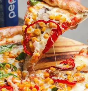 Pizza vegetariana grande