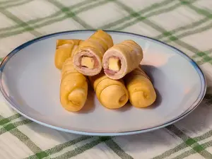 Media doc de panceta y queso
