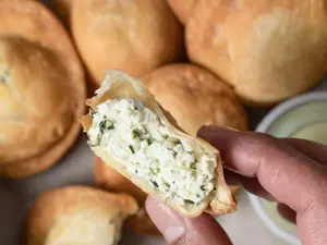 6 pastelitos ricota y espinaca