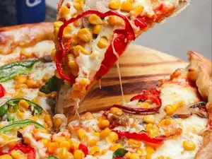 Pizza vegetariana grande
