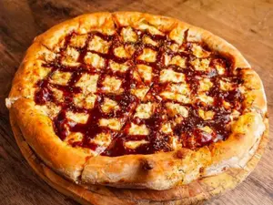 Pizza de posho barbacoa grande