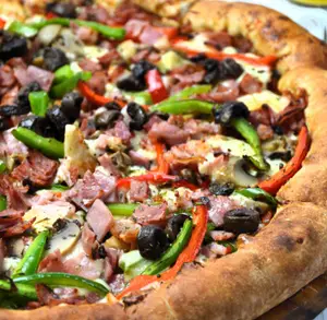 Pizza Mitad Y Mitad Grande