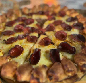 Pizza panceta cheddar chica