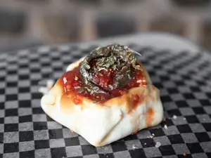 Canastita con anchoas
