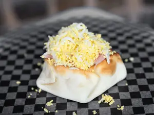 Canastita jamón y huevo