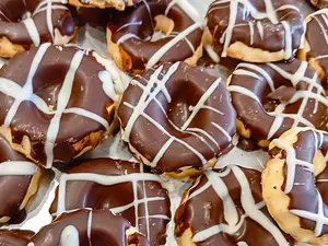 Aritos de maicena y choco