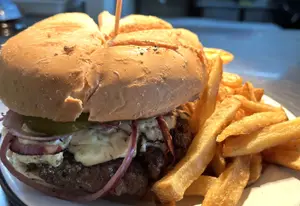 Hamburguesa roquefort