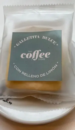 Galleta rellena de limón