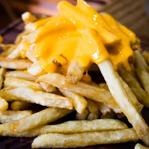 Papas con cheddar