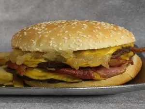 Hamburguesa doble americana