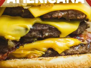 Hamburguesa triple americana