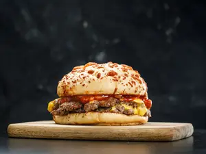 Hamburguesa doble cuarto
