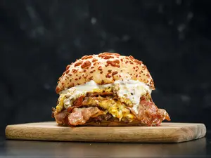 Hamburguesa reverso