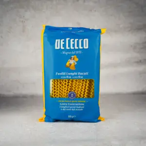 FIDEOS FUSILLI LUNGHI BUCATI DE CECCO (500 gr)