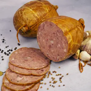 SALAME CRACOVIA AHUMADO CON PIEL KALIMNOS (100 gr)