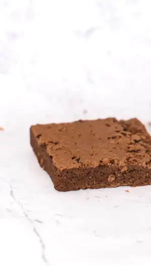 Cuadrado de Brownie de chocolate