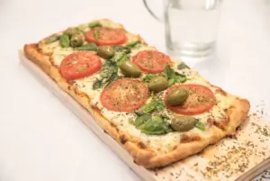 Pizza Margarita. RECTANGULAR