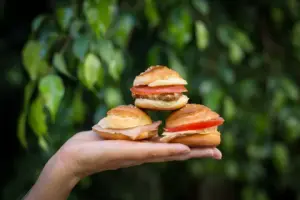 Sándwich jamón y tomate copetín x 4