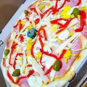 Jamon morron huevos y palmitos