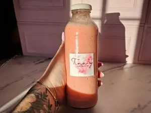 Smoothie frutilla y banana