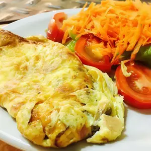 Omelette de Jamón y Queso