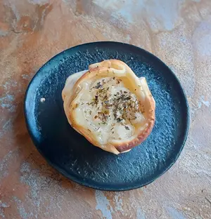 3 Tartitas individuales de jamón y queso