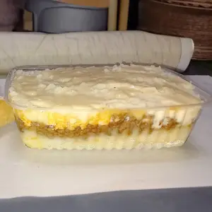 Pastel de papas, relleno con carne y queso cremoso