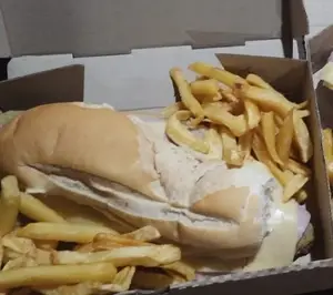 Sándwich de milanesa simple