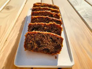 Budín higos, nueces y ciruelas