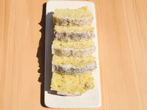 Budín limón y amapolas