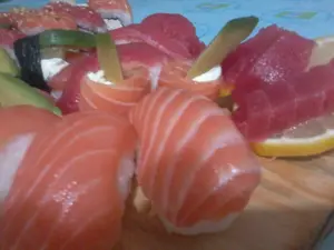 Geishas de salmón ahumado (6 piezas)