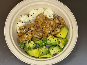 Poke pollo teriyaki