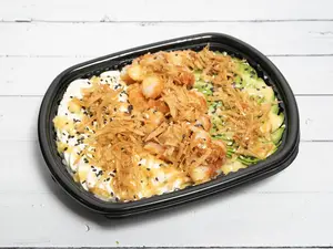 Ebi crunch salad