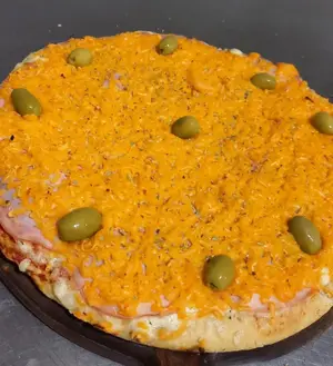 Pizza de cheddar