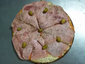 Pizza de Jamón