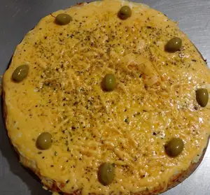 Pizza de provolone